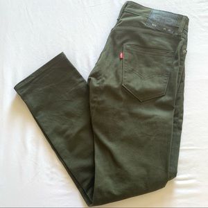 Levi’s 511 Olive Green Jeans
